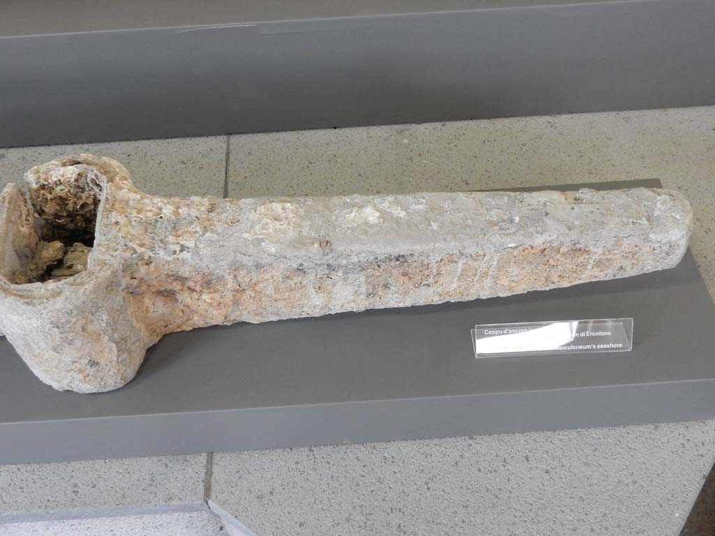 Herculaneum, June 2019. Detail of anchor found in the sea in front of Herculaneum’s seashore.
Photo courtesy of Buzz Ferebee.